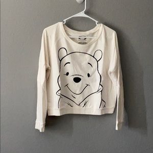 Winnie the Pooh cropped sweatshirt
